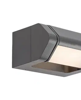 LED osvetlenie Rabalux 77103 - LED Vonkajšie nástenné svietidlo MEDNA LED/8W/230V IP54 antracit 77103