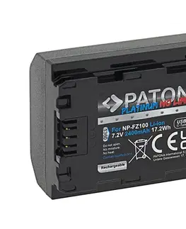 Predlžovacie káble PATONA - Aku Sony NP-FZ100 2400mAh Li-Ion Platinum USB-C PT1360