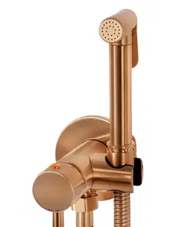 Kúpeľňové batérie REA - Podomietková bidetová batéria LUNGO LOOP Copper Brush REA-B6314