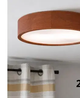 Svietidlá BRILAGI - LED stropné svietidlo CARVALHO 2xE27/15W/230V dub/čerešňa pr. 37 cm 8590828607113
