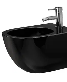 Záchody REA - Bidet Carlo Mini čierny REA-C6380