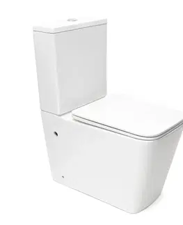 Záchody WC kombi komplet SAT Infinitio vrátane dosky softclose, vario odpad SATINF032SREXVPSN SATINF032SREXVPSN
