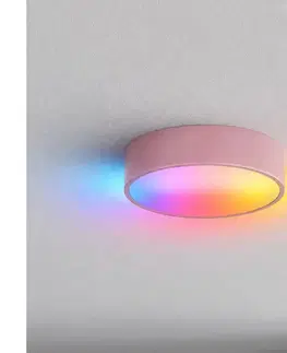 Svietidlá BRILAGI - LED RGBW Stropné svietidlo CLARE 1xE27/12W/230V priemer 20 cm ružové BG5227+AI0579