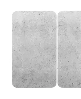 Kuchynské potreby WENKO 53906100 - Kryt varnej dosky 30x52 cm sivý/priehľadný 53906100