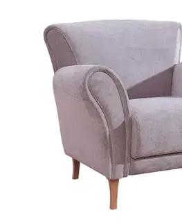 Sedacie súpravy PYKA Bella sedacia súprava drevo D0233 / púdrová (Fresh 9)