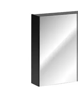 Skrinky do kúpeľne ArtCom Zrkadlová skrinka SANTA FE Black 84-80 | 80 cm
