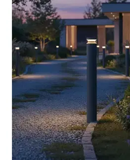 Záhradné lampy Ideal Lux - LED Vonkajšia lampa BOEING LED/14W/230V 100 cm IP65 antracit 327266