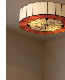 Svietidlá BRILAGI - Tiffany vitrážové stropné svietidlo SIENNA 2xE27/60W/230V priemer 40 cm BRC-8008A