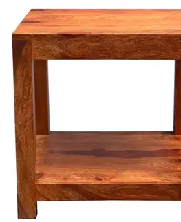 Konferenčné stolíky Konferenčný stolík Kali 50x50x50 indický masív palisander