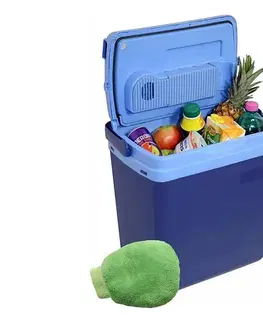 Predlžovacie káble  Chladiaci box s displejom 48W/230/12V 25 l modrý 07121
