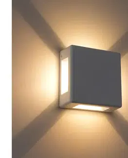 LED osvetlenie Brilagi - LED Vonkajšie nástenné svietidlo QUADRAY LED/6W/230V biele IP54 BRI648