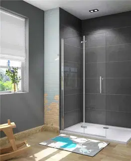 Sprchovacie kúty H K - Zalamovacia WALK-IN zástena Melody WF1 70x195, číre sklo MELODYWF170
