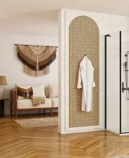 Sprchovacie kúty REA/S - Sprchová kabína Hugo Black 100x90 KPL-45225