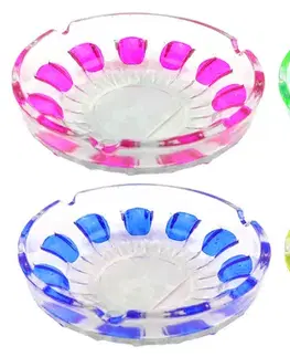 Popolníky MAKRO - Popoľník sklo 10cm rôzne farby