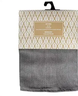Bytový textil Obrus Acorn čierna 140x240