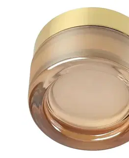 Svietidlá Ideal Lux - LED kúpeľňové stropné svietidlo LOLLY 1xGX53/9W/230V Ø 10,5 cm zlaté/dymové 354637