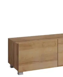 TV stolíky ArtGiB TV stolík 150 CALABRINI C-12 | dub zlatý