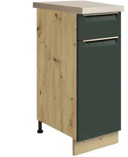 Kuchynské skrinky stojace Skrinka do kuchyne Glamour1d Green