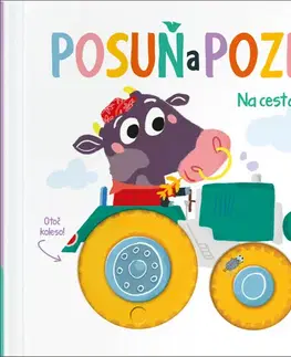 Leporelá, krabičky, puzzle knihy Posuň a pozri Na cestách