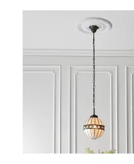Svietidlá Endon 67044 - Závesný luster na reťazi Tiffany FARGO 1xE14/40W/230V priemer 25,5 cm 67044