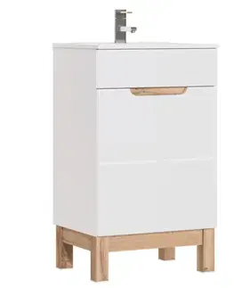 Skrinky do kúpeľne ArtCom Skrinka pod umývadlo BALI White 824 | 50 cm