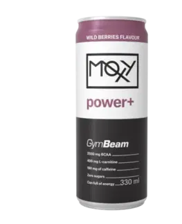 BCAA GymBeam MOXY power+ Energy Drink lesné ovocie