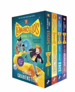 V cudzom jazyku Mr. Lemoncellos Library Books BOX - Chris Grabenstein
