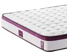 Matrace Mattress Violet 140x190 cm Double Size Middle Firm Mattress