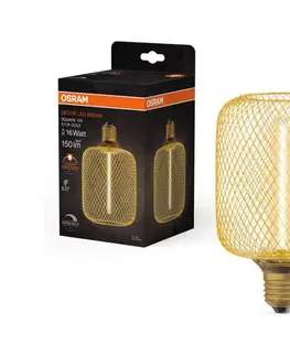 LED osvetlenie LED Stmievateľná žiarovka DECOR FILAMENT E27/3,5W/230V 1800K zlatá - Osram 4058075840188