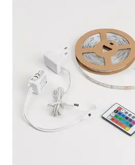 LED osvětlení  Stmievateľný LED RGBW pás 9W/230V 5 m Wi-Fi + diaľkové ovládanie 9A22044