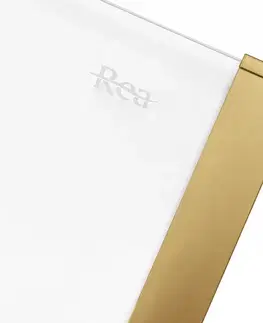 Sprchovacie kúty REA - Sprchovací kút SOLAR - zlatý Brush 120x90 REA-K9511