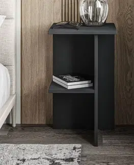 Nočné stolíky Nočný stolík Leray - Anthracite