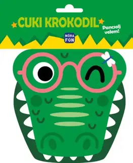 Knižky do vane Cuki krokodil - Pancsolj velem!
