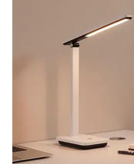 Lampy Eglo 900956-LED Stmievateľná nabíjacia stolná lampa INIESTA 3,6W/5V 1800mAh biela 900956