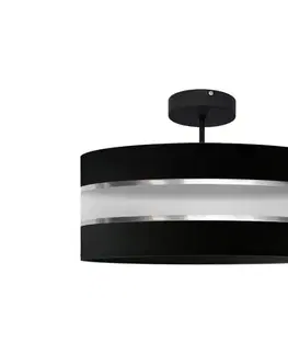 Svietidlá  Luster na tyči HELEN 3xE27/15W/230V čierna/lesklý chróm P-0804-15/3 BK+SL+MAT