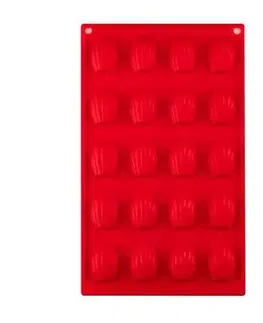 Formy na pečenie Banquet Forma na pracny silikonová Culinaria Red 29,5x17,5x1,2 cm červená