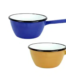 Hrnce MAKRO - Randlík s rúčkou 12cm rôzne farby