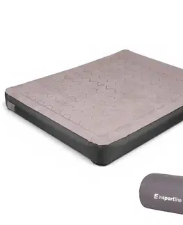 Karimatky Dvojlôžkový nafukovací matrac inSPORTline Valkon Duo 192x151x22 cm so vstavanou elektrickou pumpou
