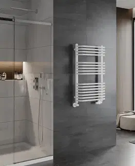 Radiátory do kúpeľne MEXEN - Apollo vykurovací rebrík/radiátor 860 x 450 mm, 422 W, biela W117-0860-450-00-20