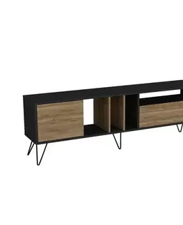 Konferenčné stolíky Televízny stolík Mistico Walnut and Black