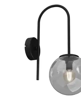 Svietidlá  Nástenná lampa CAMBRIDGE 1xE14/60W/230V čierna 3695
