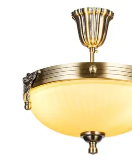 Svietidlá BRILAGI - Luster na tyči CLASSIC 3xE14/60W/230V mosadz BG71315