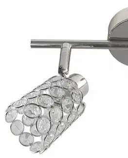 Nástenné svetlá Nástenná lampa York s pásikom G9 chróm