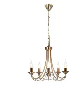 Svietidlá  Luster na reťazi MUZA 5xE14/40W/230V 35-69170