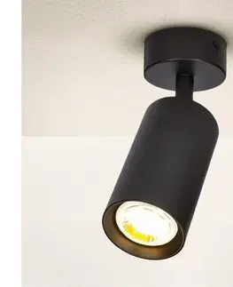 Svietidlá BRILAGI - LED stmievateľné bodové svietidlo SELE 1xGU10/4,8W/230V čierne BG0624+AI2382