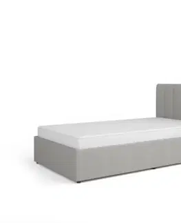 Nábytok Dolmar Posteľ MORASS MO12 | sivá 120 x 200 cm