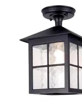 Záhradné lampy Elstead BL18A-BLACK - Vonkajší prisadený luster WINCHESTER 1xE27/100W/230V IP43 BL18A-BLACK