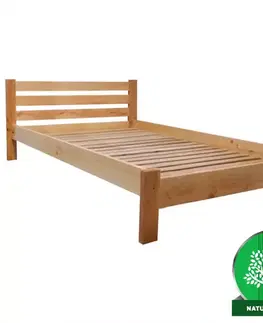 Dvojlôžkové postele Posteľ Ewa 140 dreva jelša nature