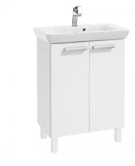 Nábytok do kúpeľne Kúpeľňová zostava CAPRI D65 2D0S biela