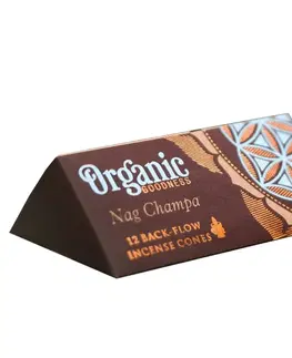 Svietniky Sada 12 vonných františkov so spätným tokom, Nag Champa